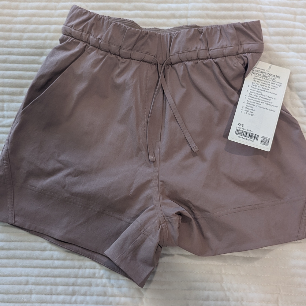 Lululemon Athletica Pink Athletic Shorts Elastic Waist Lightweight